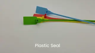 Pull Tight Security Seals for PP Products Marking Area 40*26mm Serial Number Included