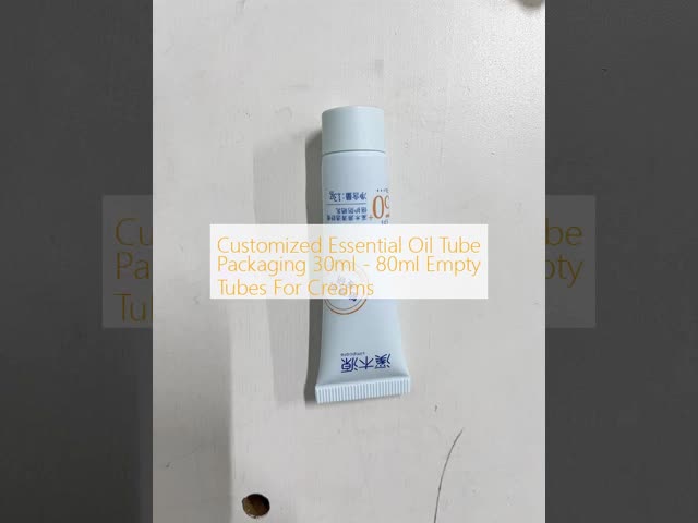 Customized Essential Oil Tube Packaging 30ml - 80ml Empty Tubes For Creams