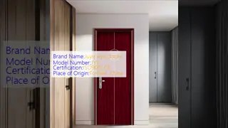 Durable Moisture Resistant WPC Hollow Door with Heat Insulation and Termite Resistant for Residential Commercial Use