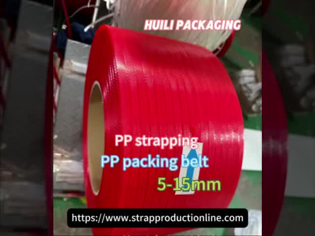 100% polypropylene PP packing strap white PP strapping belt suitable for semi-automatic strapping machines
