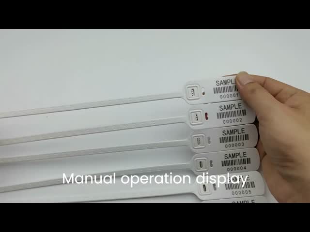 295mm US-PS400FT Self Locking Security Plastic Truck Seal Durable and Lightweight