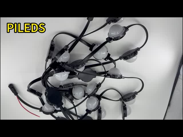 50MM 5CM RGBW DC24V Plastic IP68 Christmas Outdoor Facade Building DMX Pixel LED Dot Light