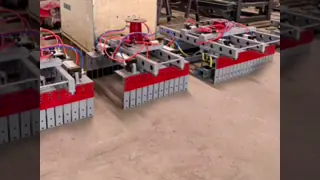 Robot Brick Stacking Setting Machine System For Red Clay Brick Blocks
