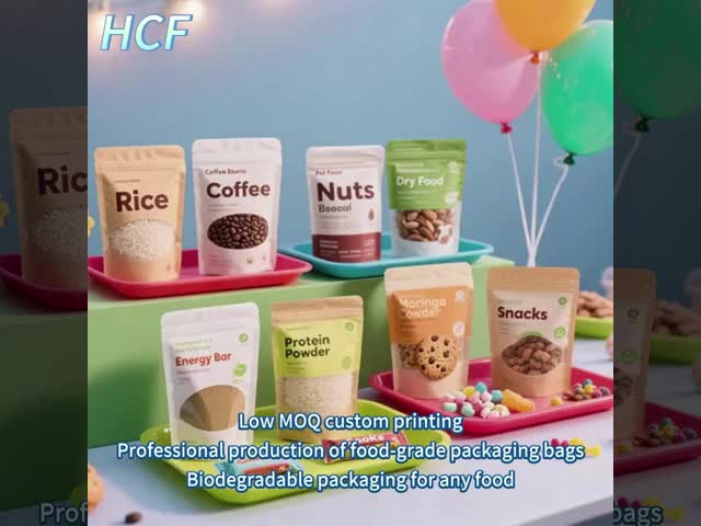 Pet Vmpet Pe Material Structure Biodegradable Plastic Ziplock Bag Featuring Gravure Printing for Food Fruit Seeds Packaging