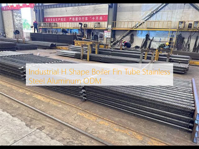 Industrial H Shape Boiler Fin Tube Stainless Steel Aluminum ODM