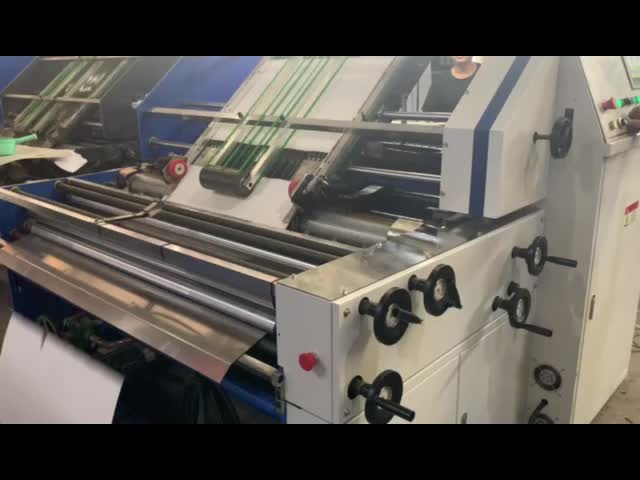 600g/M2 Automatic Flute Laminator Machine High Speed Corrugated Cardboard