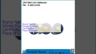 CR17505 3.0V 3000mAh For Smart Instruments Medical Equipment Transportation And Logistics Smart Furniture High-capacity Stable Discharge Performance Voltage Output Long Service Life