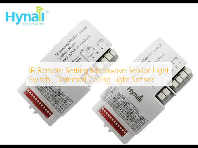 IR Remote Setting Microwave Sensor Light Switch , Detected Ceiling Light Sensor