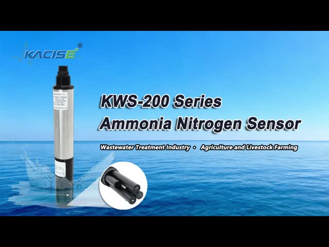 KWS-200 Digital Ammonia Nitrogen Sensor with 0-1000mg/L Measuring Range, RS-485 Output, and IP68 Protection