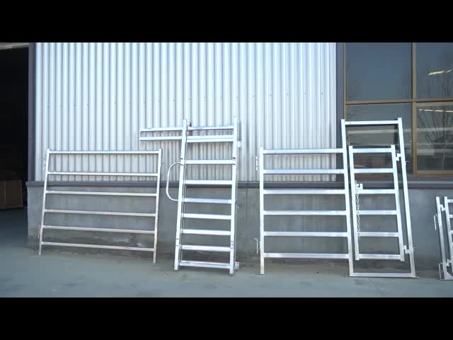 Galvanized 6ft 7ft Heavy Duty Used Metal Cattle Fence Panel For Livestock  Cattle Yard 