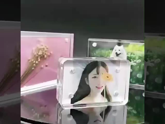 10+10mm Thick Wall Mounted Acrylic Photo Frame Home Decor acrylic frames