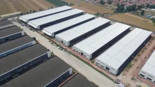 PEB Steel Structure Workshop (Portal Frame)