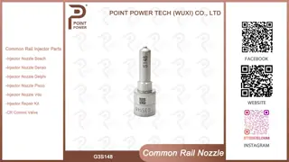 G3S148 Common Rail Injector Nozzle for DENSO Injector 1J783-53051, Suitable for Diesel Engines