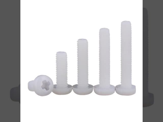 Nylon Screw with Excellent Insulation Performance Superior Corrosion Resistance and Lightweight Cost-Effective Design for Electronics and Furniture