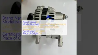 Genuine Generator for 4JG1/ZAX70/SANY75/90/SK70 - 24V High Efficiency Excavator Alternator