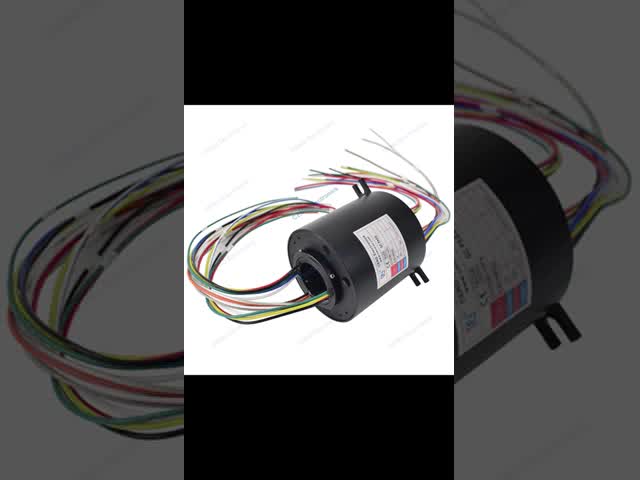 Electric Power Slip Ring with Through Hole 38mm  and optional for robotic arms