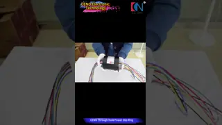 Electric Power Slip Ring with Through Hole 38mm  and optional for robotic arms