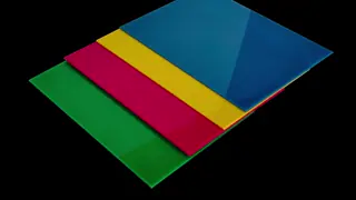 White Acrylic Plastic Sheets 1250x2450mm Various Colors Weather Resistant