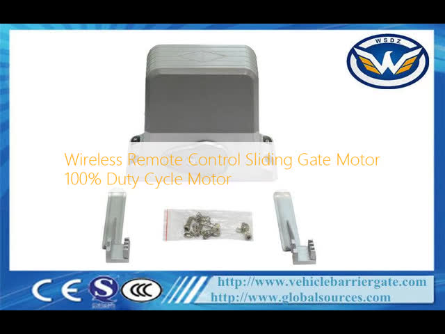Wireless Remote Control Sliding Gate Motor 100% Duty Cycle Motor