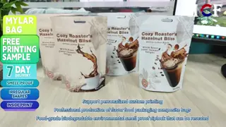 Olive Oil Packaging Plastic Bag Printed Baking Flavor Coffee Powder Moisture Proof Freshkeeping Standup Ziplock Matte Mylar Bag PET VMPET PE Material Structure