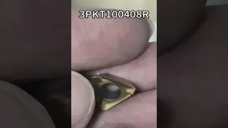 3PKT100408R CVD Yellow Coated CNC Milling Inserts for High Efficiency and Wear Resistance in Steel and Stainless Steel Parts