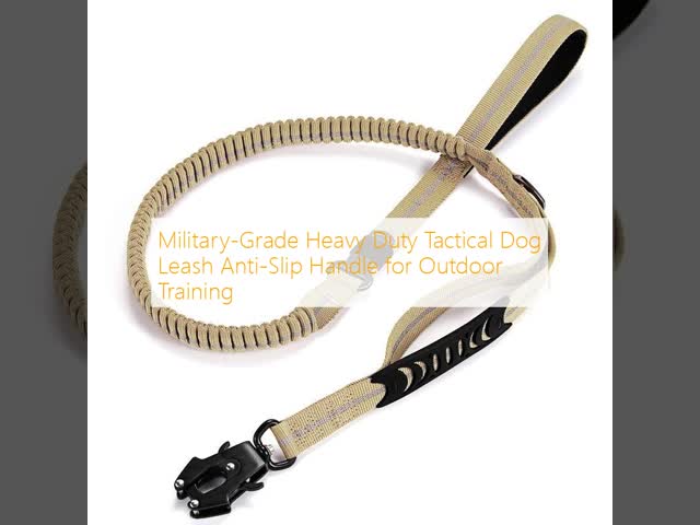 Military-Grade Heavy Duty Tactical Dog Leash Anti-Slip Handle for Outdoor Training