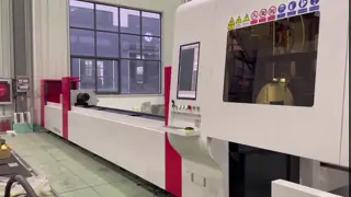 Tube pipe laser cutting machine