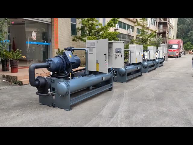 60hp 60hz Water Cooled Screw Type Chiller Featuring Robust Components and Advanced Control Technology for Industrial Applications