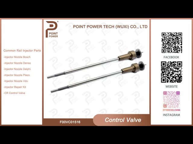 F00VC01516 / F 00V C01 516 Common Rail Valve For 0445 110 573/574 Injectors