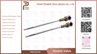 F00VC01516 / F 00V C01 516 Common Rail Valve For 0445 110 573/574 Injectors