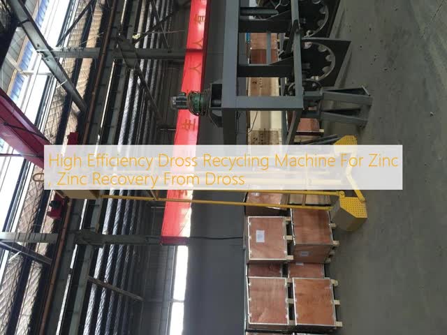 High Efficiency Dross Recycling Machine For  Zinc , Zinc Recovery From Dross 