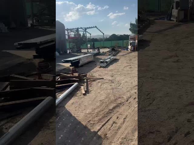 Prefab Steel Warehouses Buildings / prefabricated Hangar Buildings Quick Steel Structure Warehouse