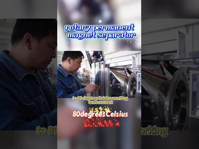 Dry Powder Magnetic Separator for Corn Flour Iron Removal