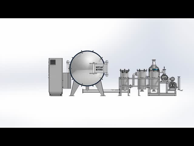 Industrial 1600℃ Vacuum Batch Resistance Heating Furnace For Carbon Powder 