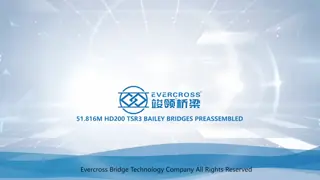 Large Span  GWD Type Modular Steel Bridge With Heavy Load Capacity For Heavy Vehicles