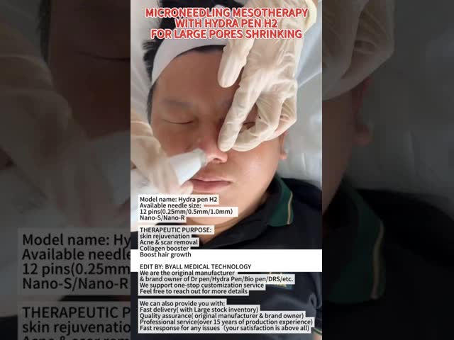 Professional Electric Microneedle Derma Pen with Stainless Steel Needles and 4-Level Speed Control for Skin Rejuvenation and Hydration