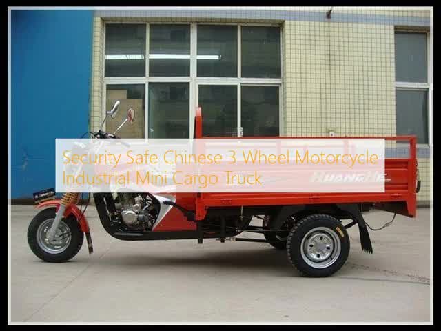 Security Safe Chinese 3 Wheel Motorcycle Industrial Mini Cargo Truck