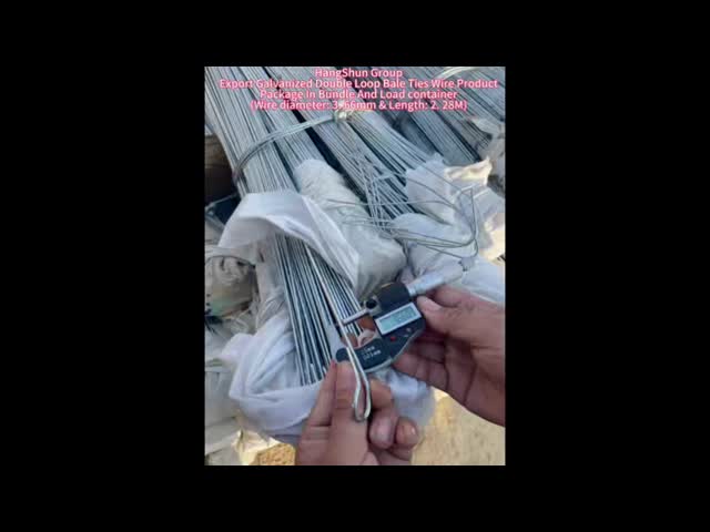 Galvanized High Tensile Cotton Quick Link Bale Ties Wire