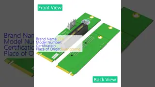 PCIe 1X to M.2 Key M Adapter Card 22x80mm for 2260/2280 SSD