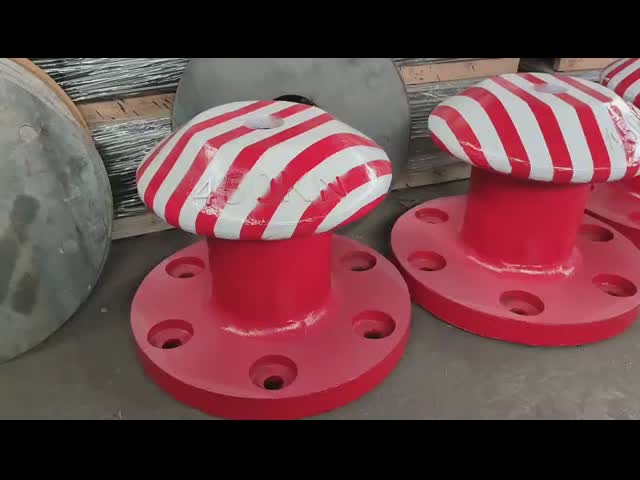 Berthing Bollards Saltwater Corrosion Resistant UV Protected Coating High Tensile Strength