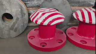 Berthing Bollards Saltwater Corrosion Resistant UV Protected Coating High Tensile Strength