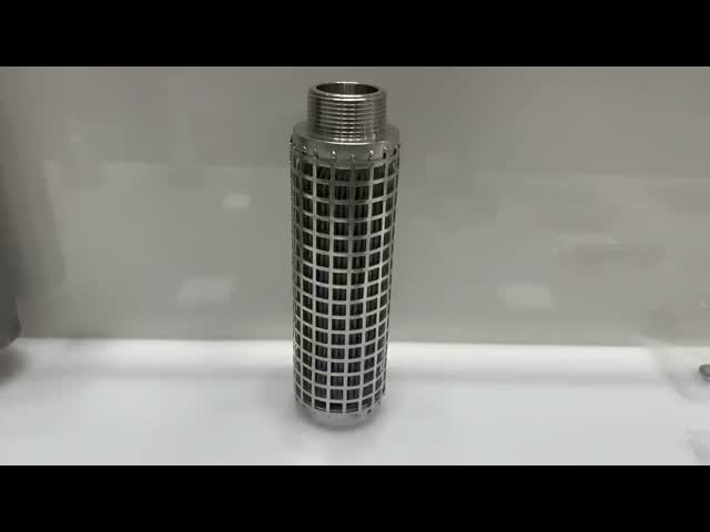 High Temperature Resistant 316L Stainless Steel Fiber Felt Pleated Filter Cartridge with Large Filtration Area
