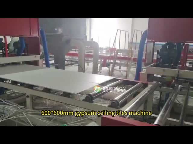 Automatic PVC Laminated Gypsum Board Machine with 1300mm Effective Laminating, PLC System, and 2-6 Million Sq.m/Year Capacity