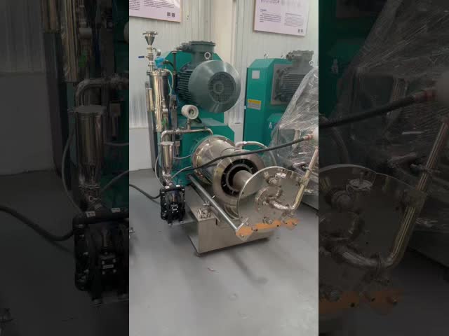 50L Horizontal Disc Bead Mill For Paint Coatings Inks 20 μM Dispersion Particle Size