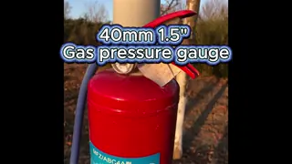 Industrial Gas Pressure Gauge & Meter with Gas-Specific Calibration for Critical Safety and Leak-Resistant Performance