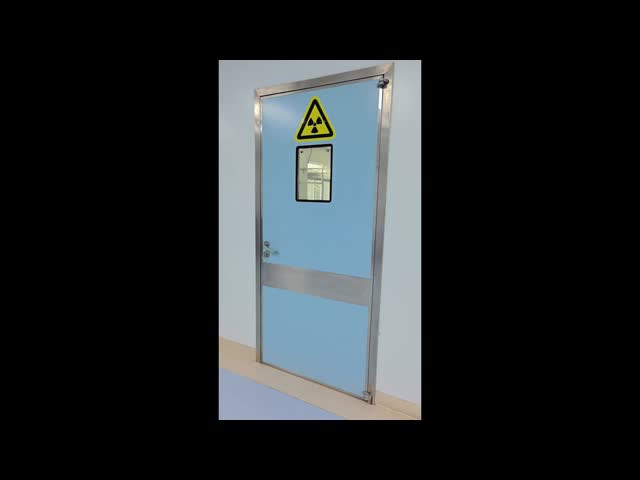Steel Single Panel Sliding Door Automatic Hospital Sliding Door GMP Compliant