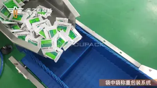 TOUPACK 50Bags/Min Bag In Bag Packaging Machine , Sachet Packing Machine Vertical video