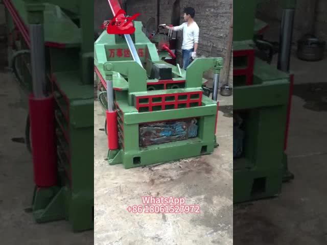 30KW Hydraulic Metal Baler Machine with 2000KN Force and High Bale Density for Scrap Metal Recycling