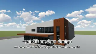 Industrial Galvanized Metal Building Construction , Prefabricated Steel Structure Factory