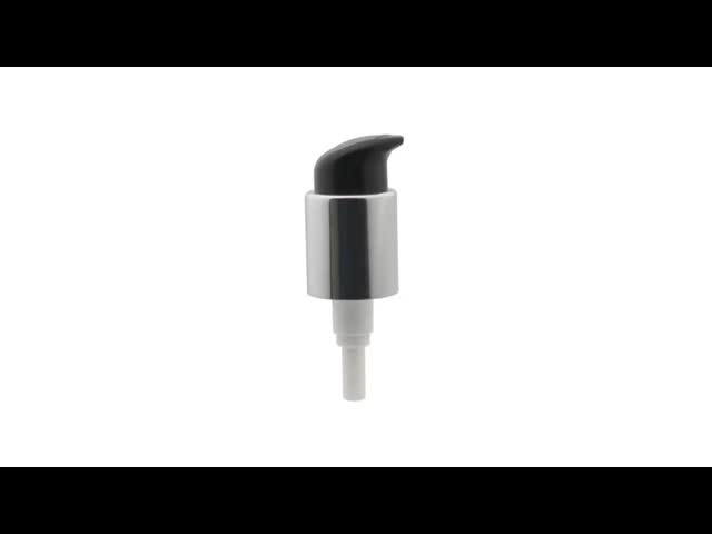 24mm Smooth PP Plastic Liquid Dispenser Pump Aluminium Treatment Cream Lotion Pump for Bottles for Packing